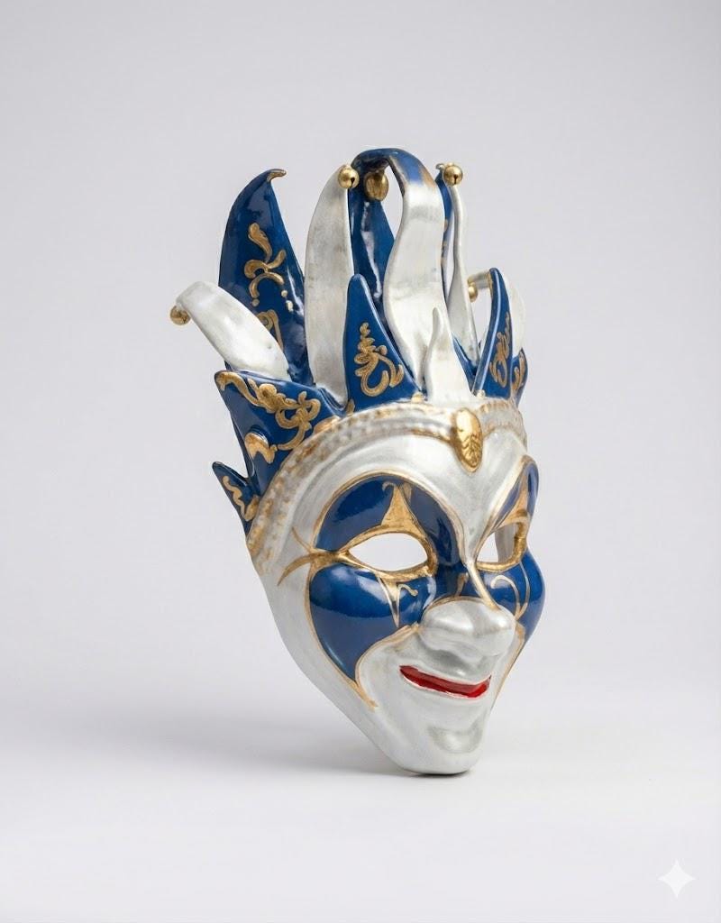 Venetian Joker Mask, Rare 3D Print STL File - Image 2