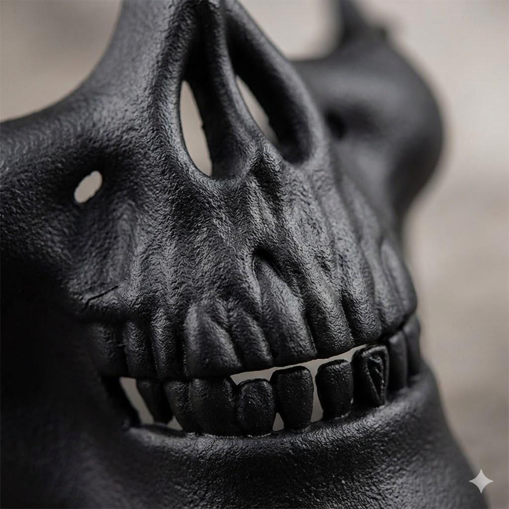 Skull Mask Motorcycle Chooper Gangsta Halloween Skull Man 3D Print STL File - Image 4