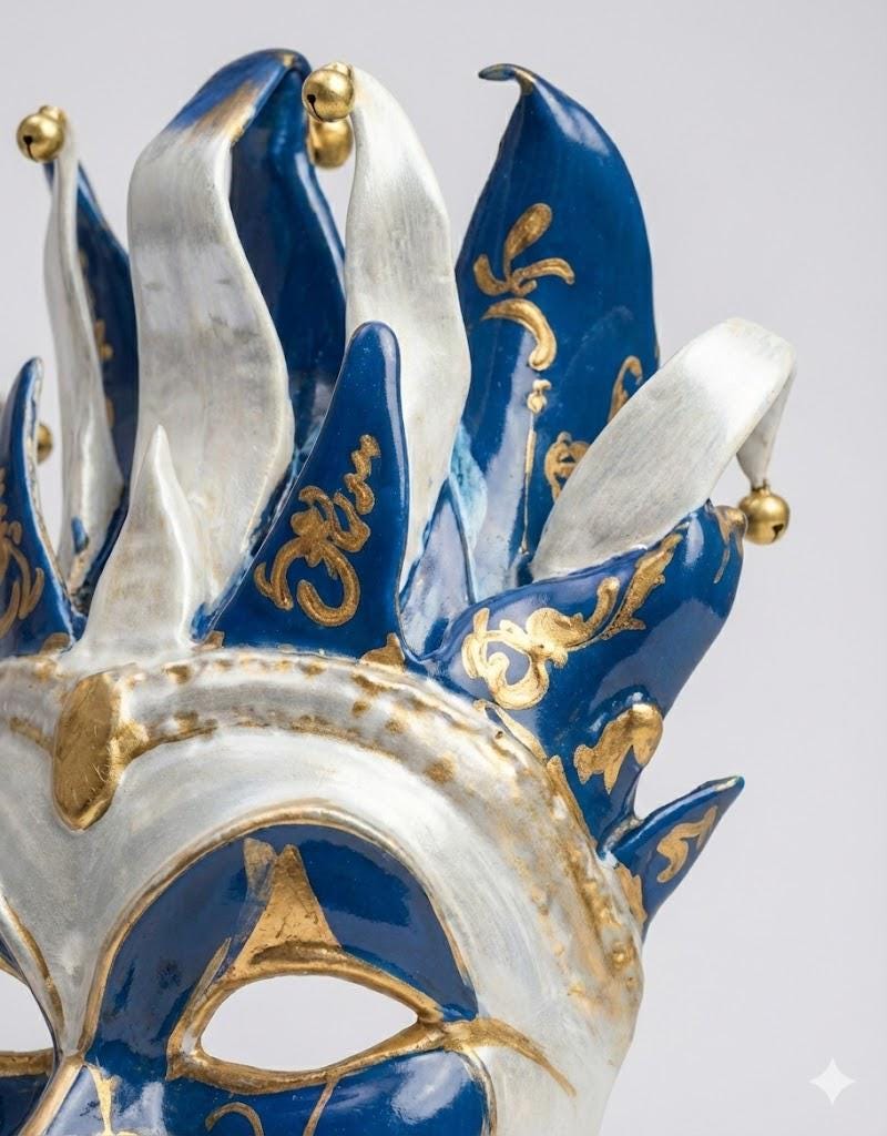 Venetian Joker Mask, Rare 3D Print STL File - Image 4