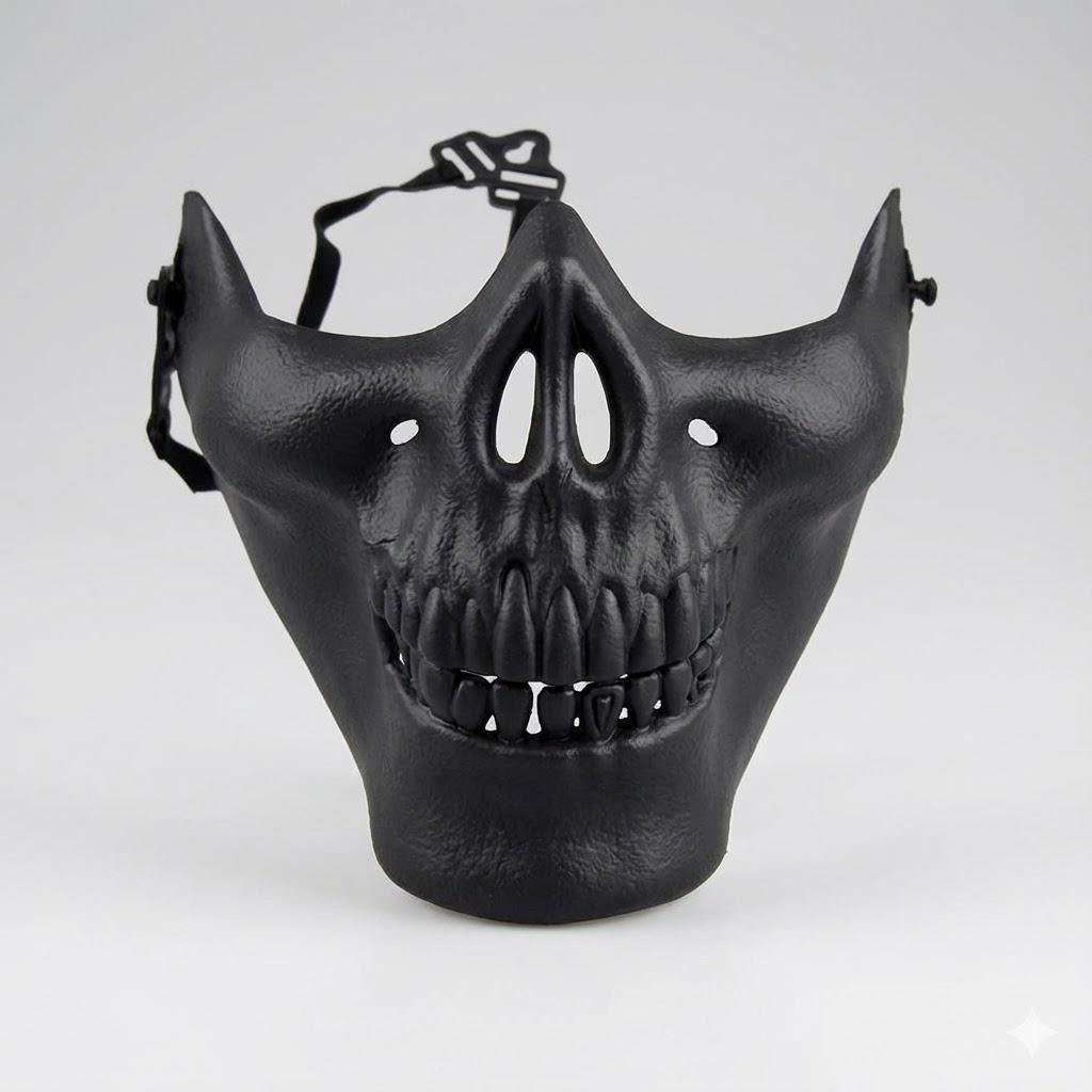 Skull Mask Motorcycle Chooper Gangsta Halloween Skull Man 3D Print STL File